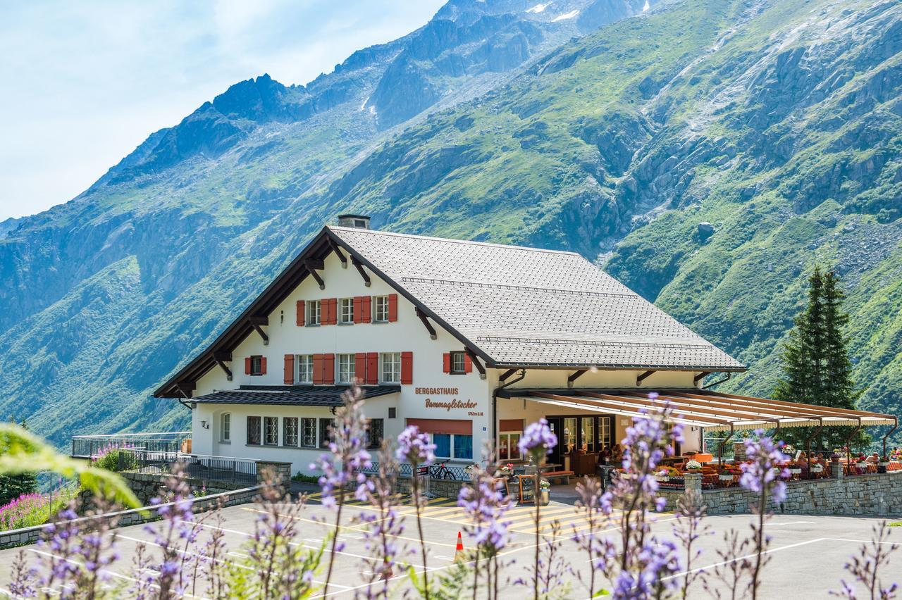 ホテルBerggasthaus Dammagletscher ゲシェネン エクステリア 写真